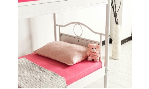 Mabel Metal Ahşap Tek Kişilik Ranza 90*190 cm