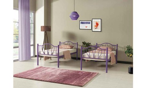 Armas 90*190 cm Tek Kişilik Metal Ferforje Ranza