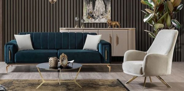 Zümrüt Modern Koltuk Takımı (3+3+1)