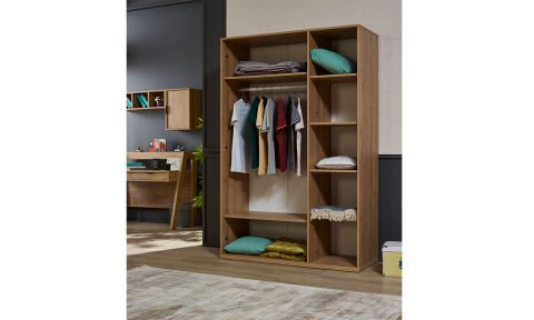 Pablo Genç Odası 3 Kapaklı Dolap