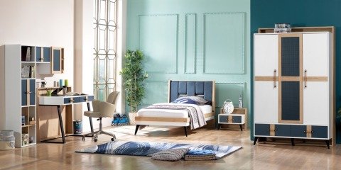 Pablo Genç Odası Aynalı Şifonyer