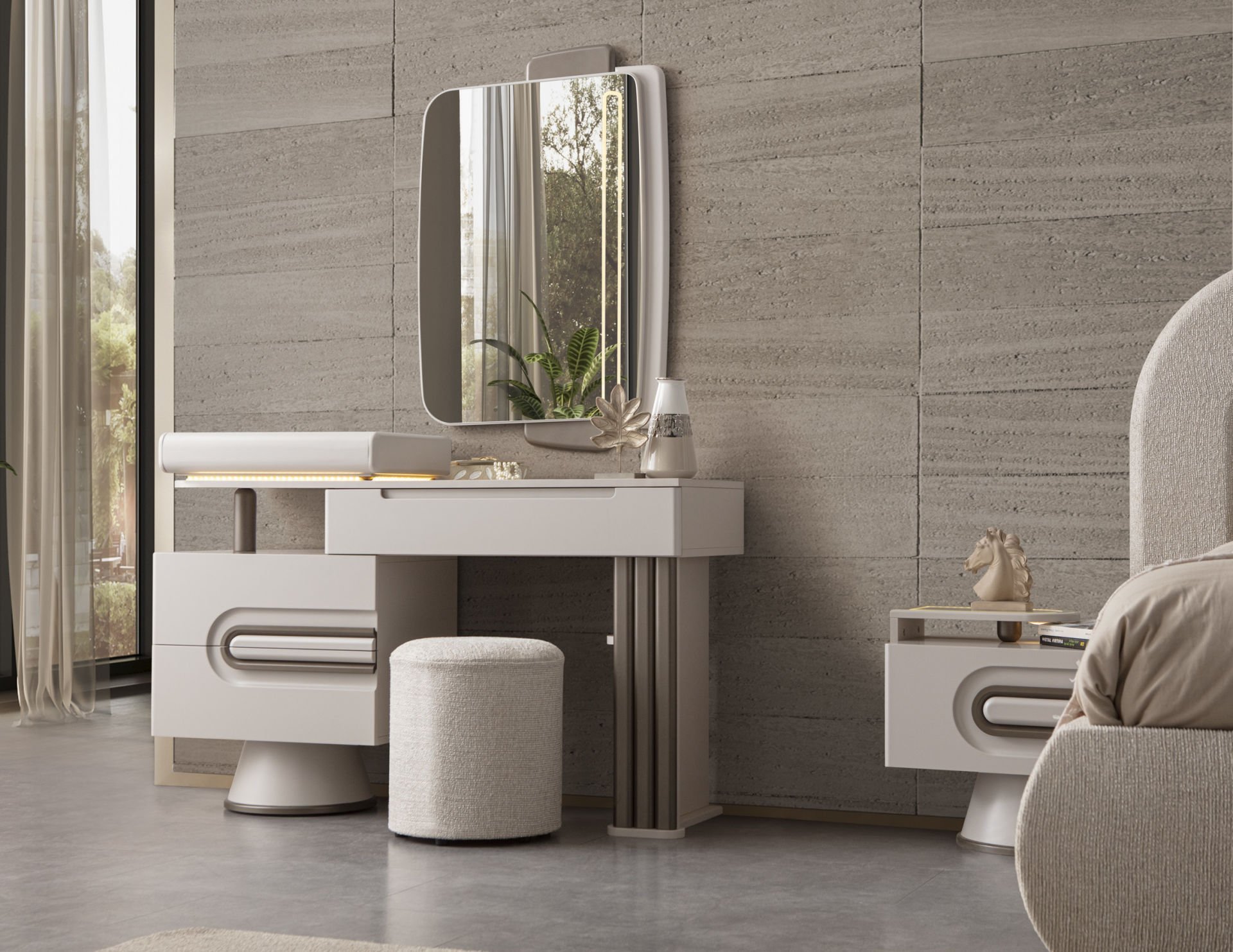 Loft Yatak Odası ( şifonyer )