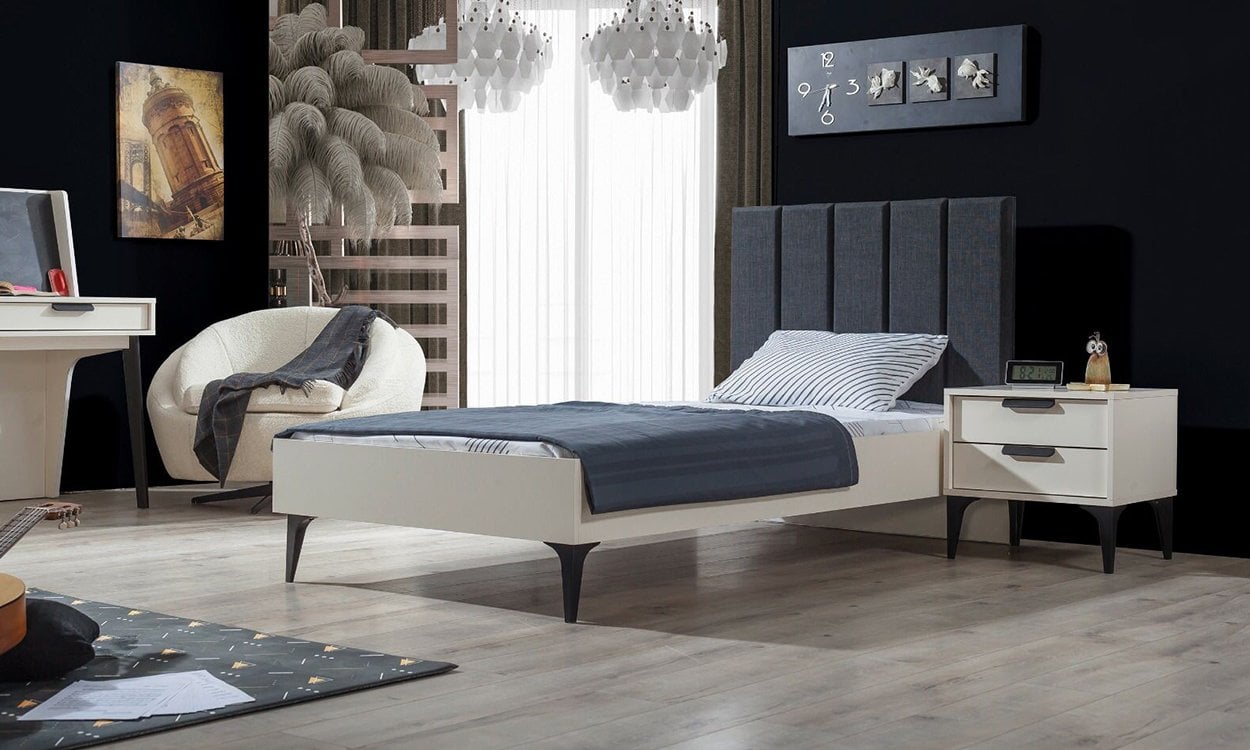 Kolezyum Ay Genç Odası (120*200 Başlıklı Karyola)