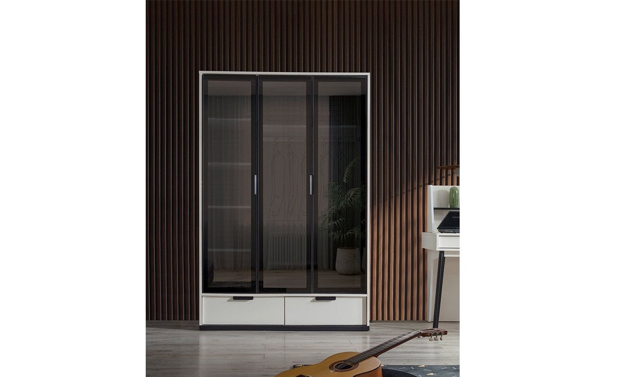 Kolezyum Ay Genç Odası (3 Kapılı Reflekte Dolap)