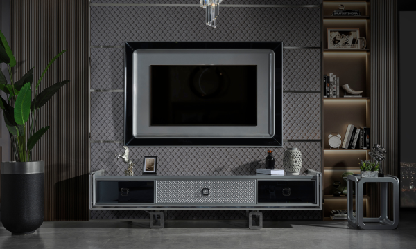 Class Gümüş TV Ünitesi