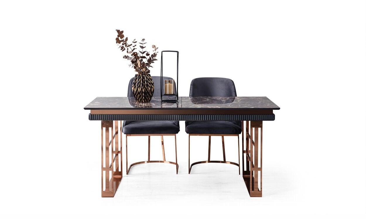 Quadro Yemek Masası ve 6 Sandalye