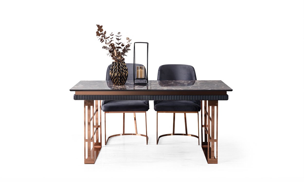 Quadro Yemek Masası ve 6 Sandalye