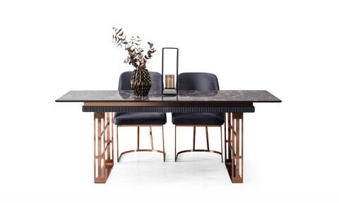 Quadro Yemek Masası ve 6 Sandalye