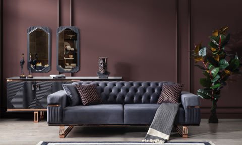 Quadro Modern Koltuk Takımı (3+3+1)