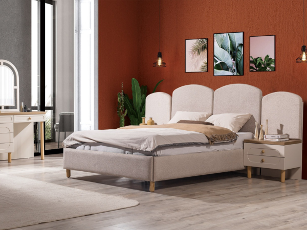 Bohemian Yatak Odası(Bazalı Karyola)