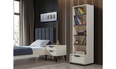 Kolezyum Ay Genç Odası (100*200 cm Tek Kişilik Başlıklı Baza)