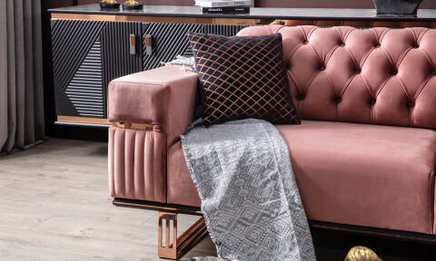 Quadro Modern Üçlü Koltuk