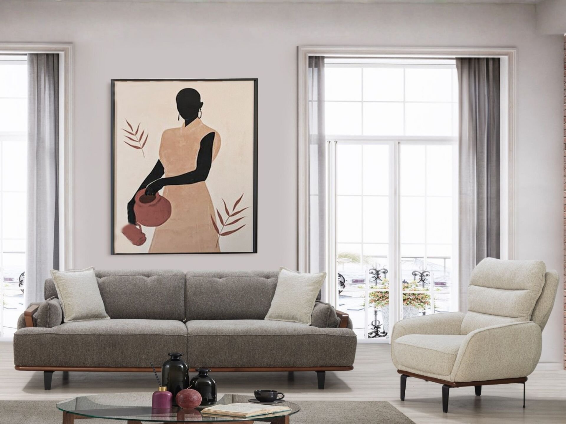 Okyanus Koltuk Takımı ( 3+3+1 )