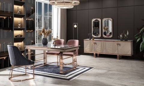 Quadro Cappucino Yemek Odası Takımı