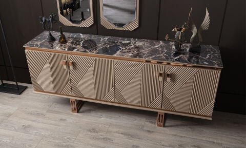 Quadro Cappucino Yemek Odası Takımı