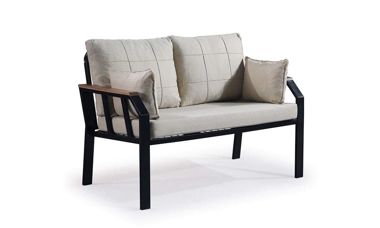 Holiday İkili Koltuk Bahçe Mobilyası (Salon, Balkon, Cafe Ofis)