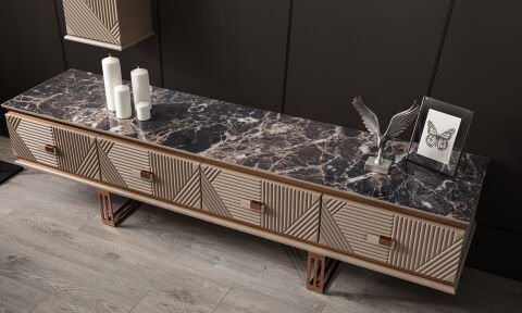 Quadro Cappucino Tv Ünitesi