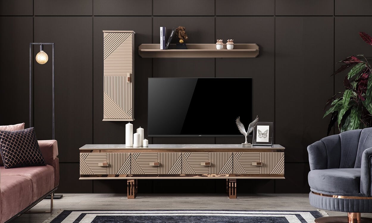 Quadro Cappucino Tv Ünitesi