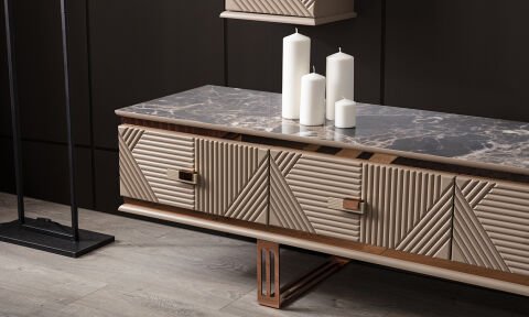 Quadro Cappucino Tv Sehpası