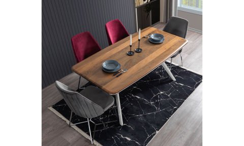 Riva Yemek Masası ve 6 Sandalye