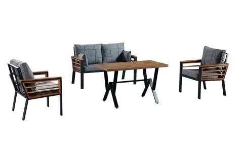 Papatya Gri 2+1+1 ve Masa Bahçe Mobilyası (Salon, Balkon,Cafe , Ofis)