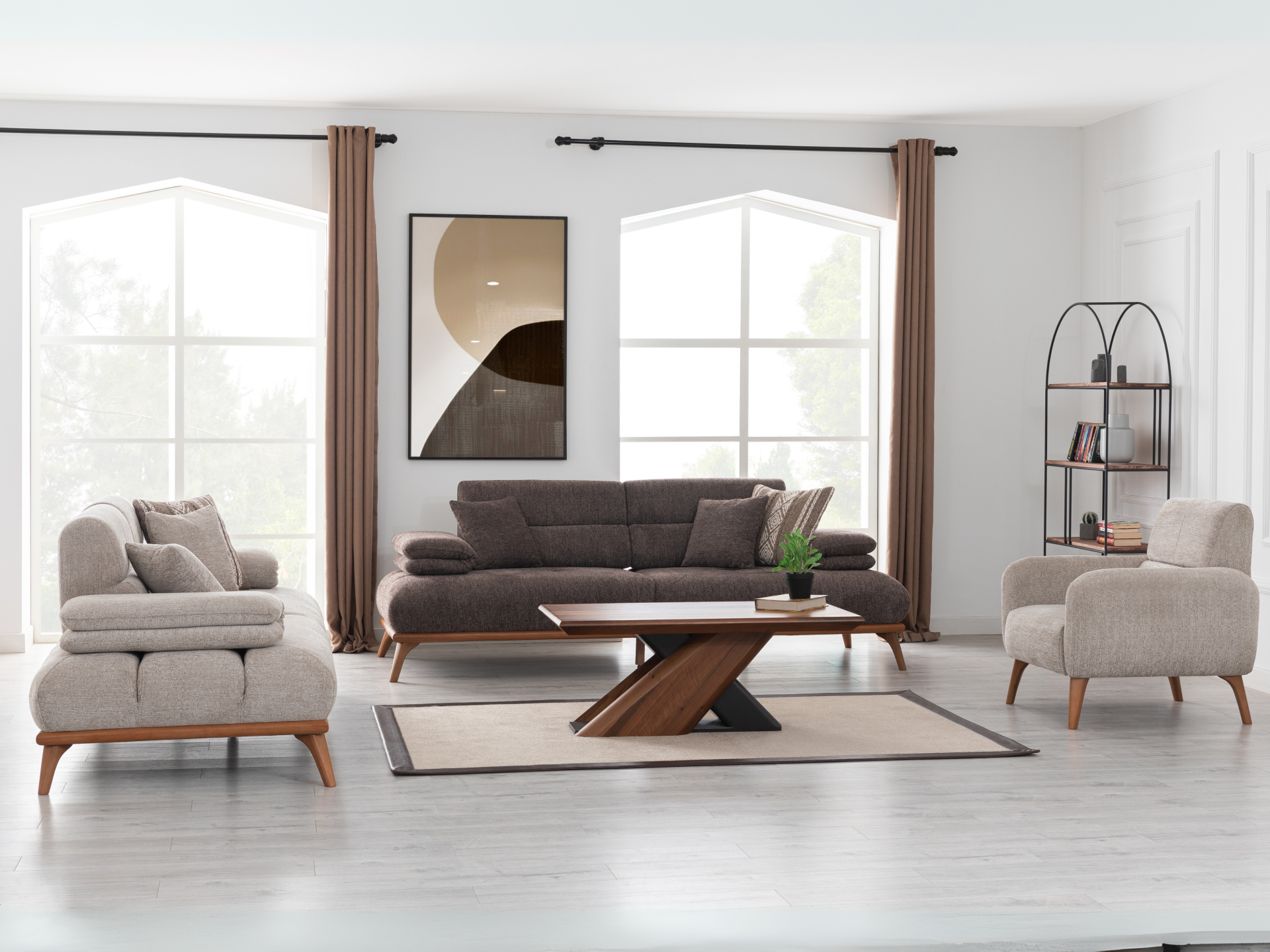 Monza Koltuk Takımı(3+3+1+1)