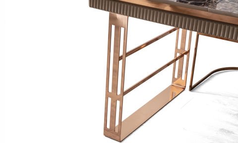 Quadro Cappucino Yemek Masası ve 6 Sandalye