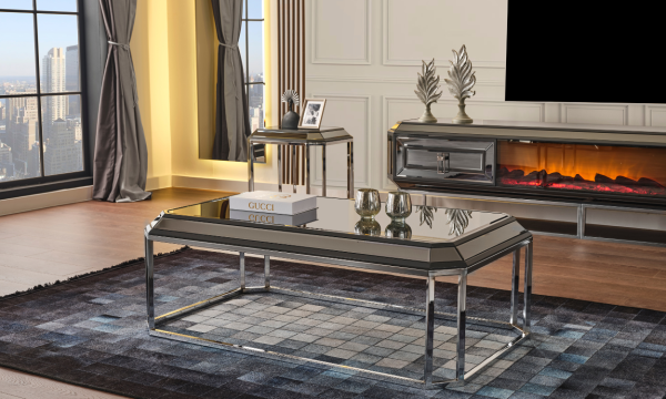 Guccini Şömineli TV Sehpası