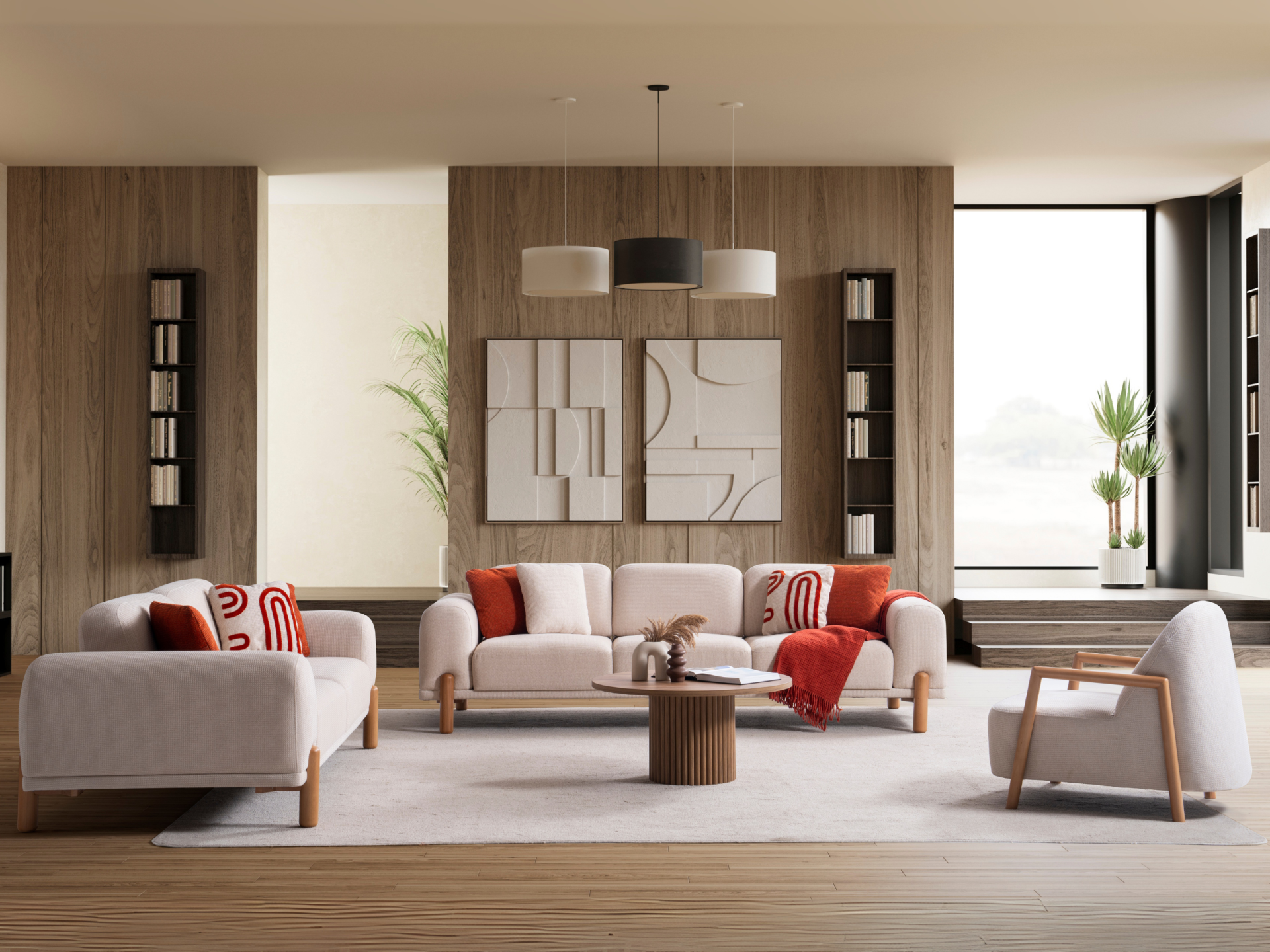 Soft Koltuk Takımı(4+3+1+1)