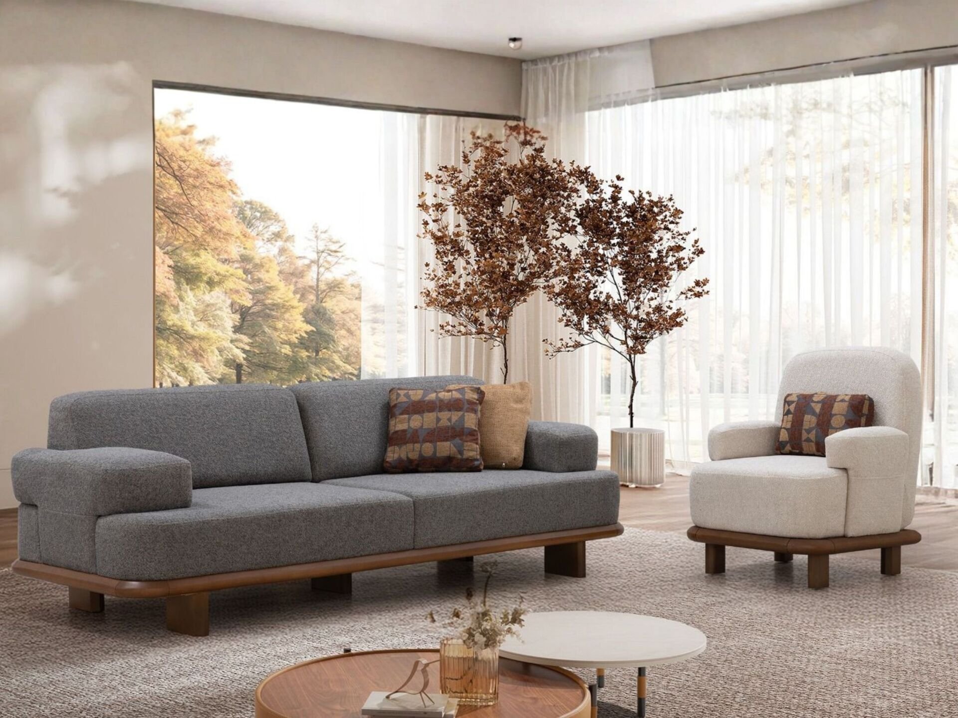 Evora Koltuk Takımı ( üçlü )