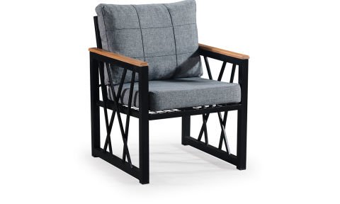 Açelya Füme  2+1+1 Bahçe Mobilyası (Salon, Balkon, Cafe Ofis)