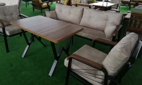 Quantum 3+1+1+Masa Bahçe Mobilyası (Salon, Balkon, Cafe Ofis)