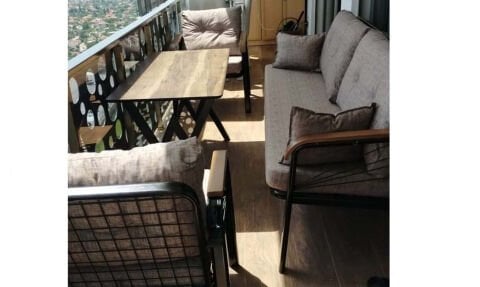 Quantum 3+1+1 Bahçe Mobilyası (Salon, Balkon, Cafe Ofis)