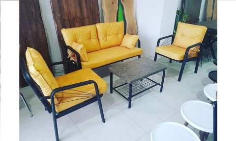 Quantum 2+1+1 Bahçe Mobilyası (Salon, Balkon, Cafe Ofis)