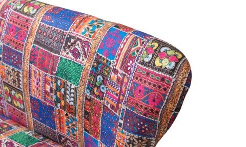 Mila Patchwork Çay Seti İkili Koltuk (Balkon, Salon, Cafe, Ofis)