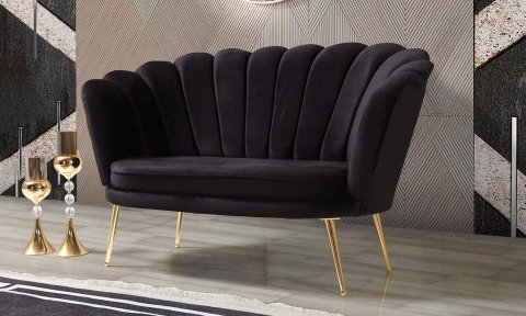 İnci Siyah 2+1+1  Çay Seti (Salon, Balkon, Cafe Ofis)