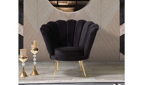 İnci Siyah 2+1+1  Çay Seti (Salon, Balkon, Cafe Ofis)