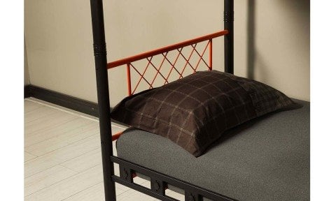 Poligon Metal Ferforje Tek Kişilik Ranza 90*200 cm