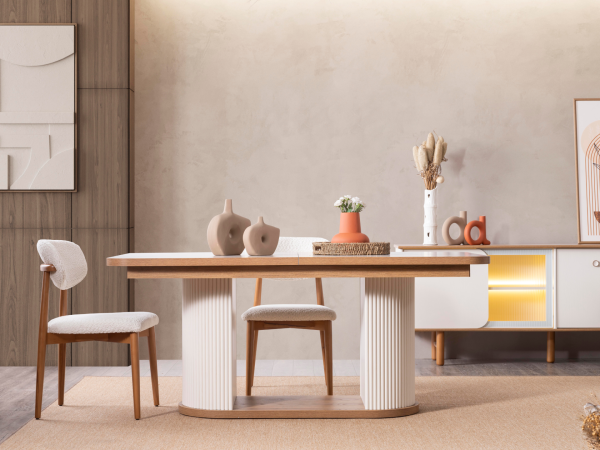 Virjin Yemek Odası(Masa ve 6 Sandalye)