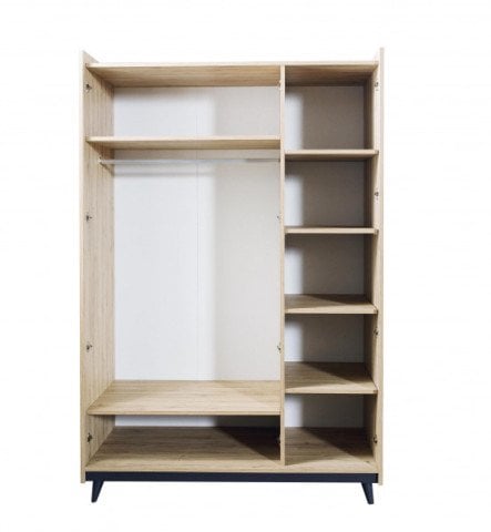 Dark Point Genç Odası Takımı (3 Kapılı Dolap, Karyola, Komodin )