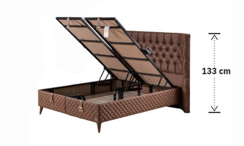 Platinium 150*200 cm Çift Kişilik Başlıklı Baza Seti