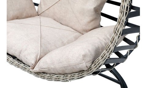 Retro Salıncak Bahçe Mobilyası (Salon, Balkon, Cafe Ofis) Tekli Koltuk