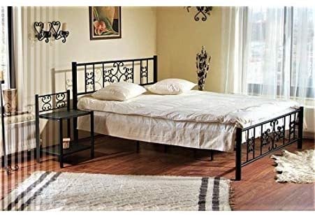 Simona Metal Ferforje Çift Kişilik Karyola 140*200 cm