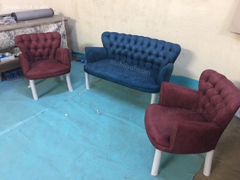 Vega 2+1+1 Çay Seti (Salon, Balkon, Cafe Ofis)