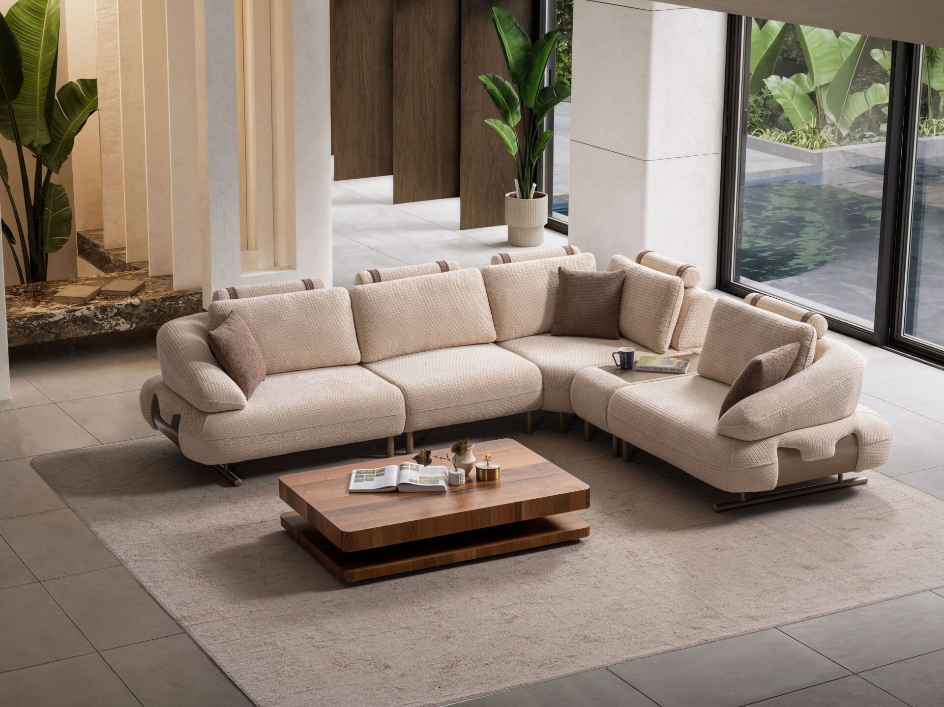 Royalce Köşe Koltuk Takımı