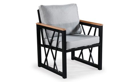 Açelya Açık Gri 2+1+1 Bahçe Mobilyası (Salon,Balkon,Cafe,Ofis)