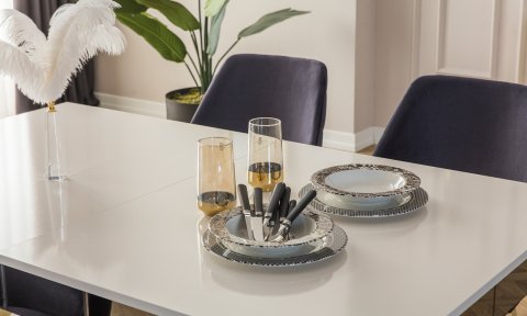 Lexus Yemek Masası (Beyaz)