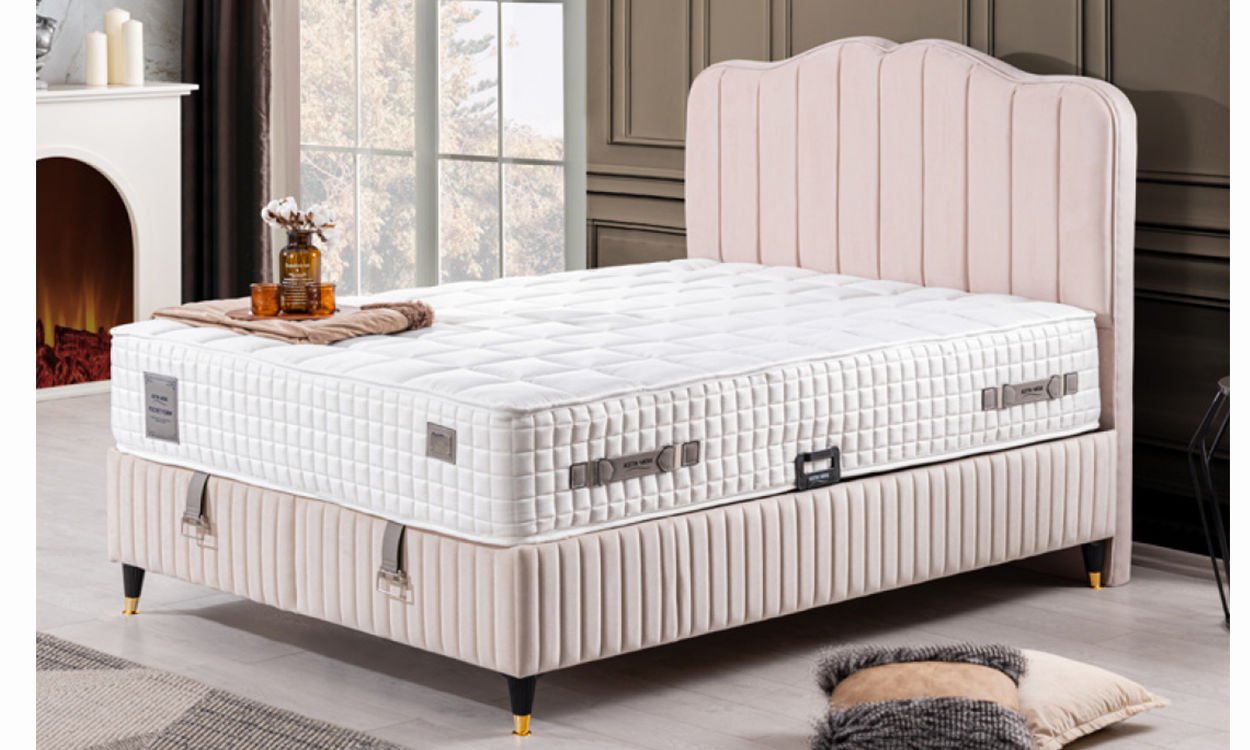 Piyano 180*200 cm Çift Kişilik Başlıklı Baza Seti