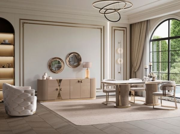 Lavin Yemek Odası ( Masa + 6 Sandalye )