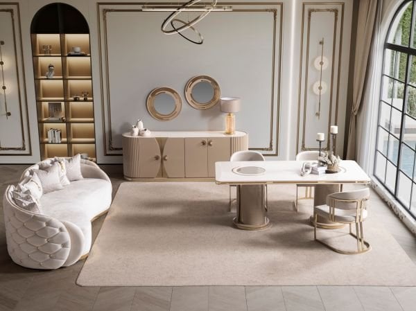 Lavin Yemek Odası ( Masa + 6 Sandalye )